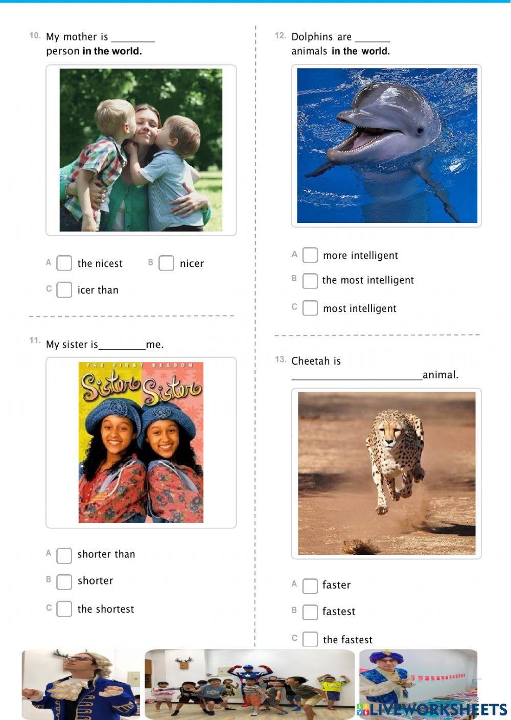 Comparatives and Superlatives