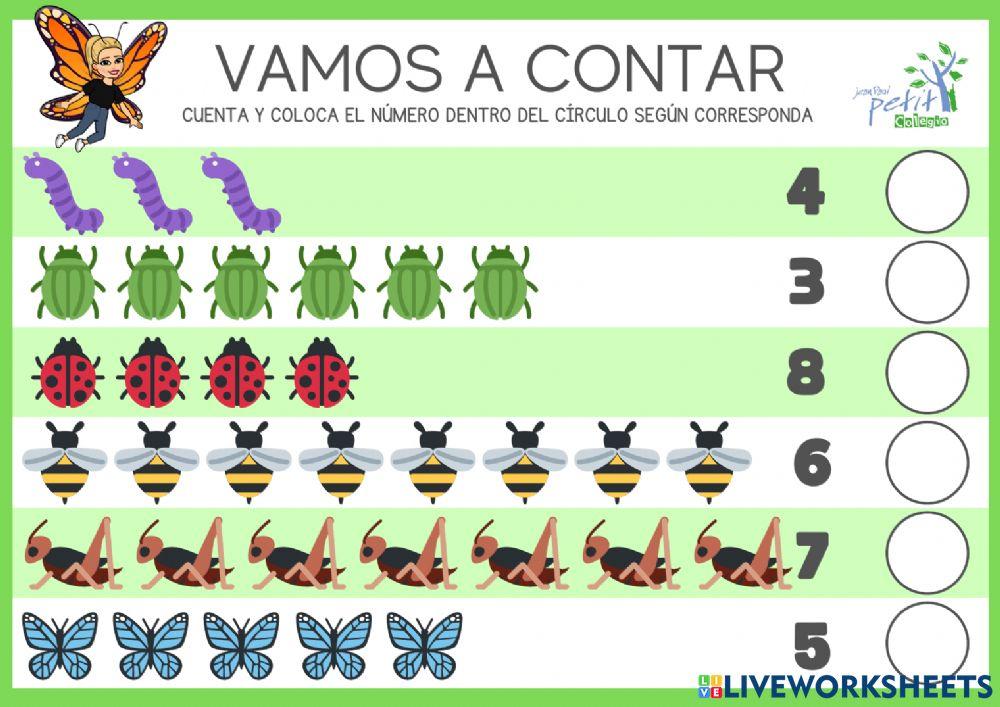 Trabajo de números del 1 al 19