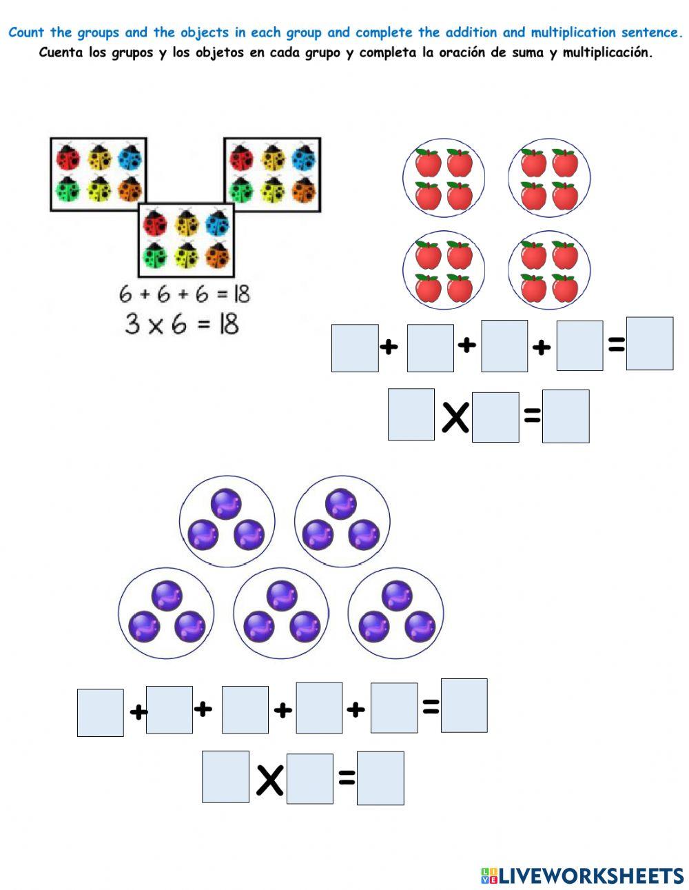 Related additionn and multiplication Related additionn and multiplication