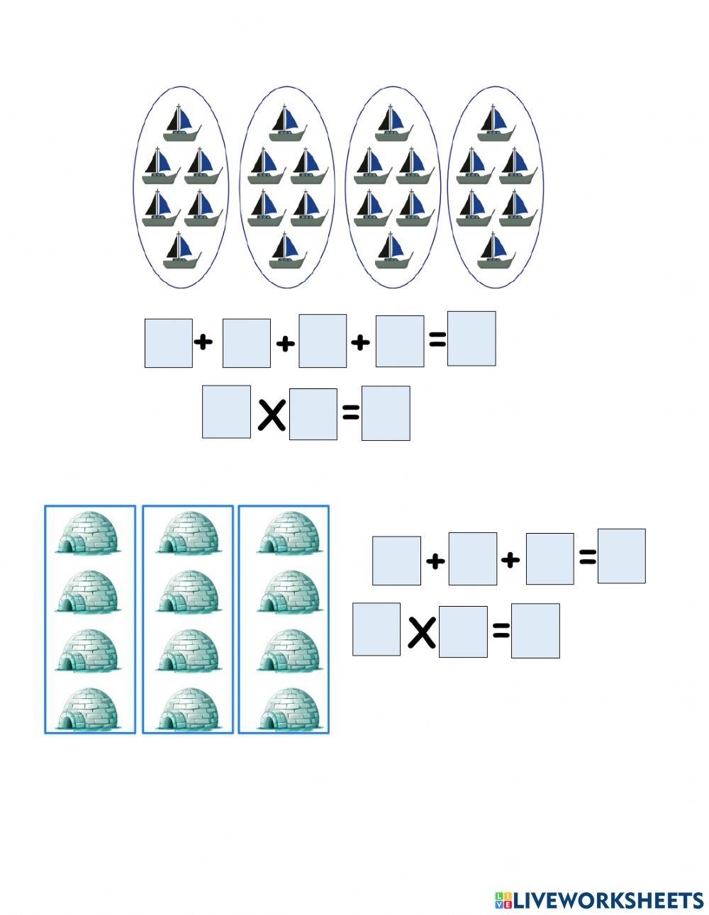 Related additionn and multiplication Related additionn and multiplication