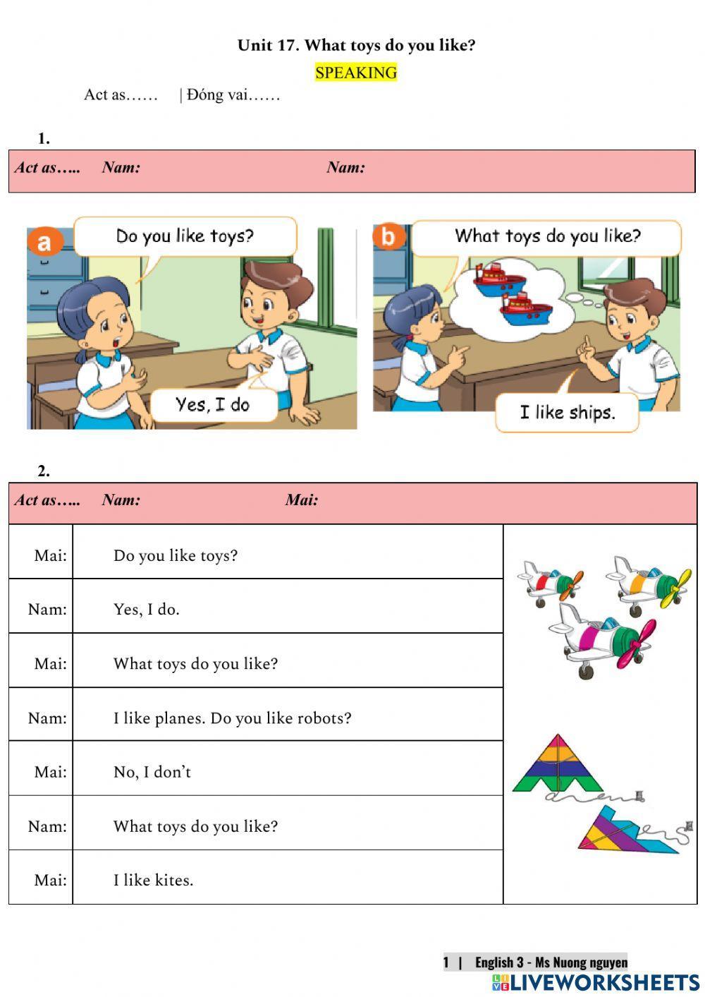 E3U17 What toys do you like? -nuongnguyen