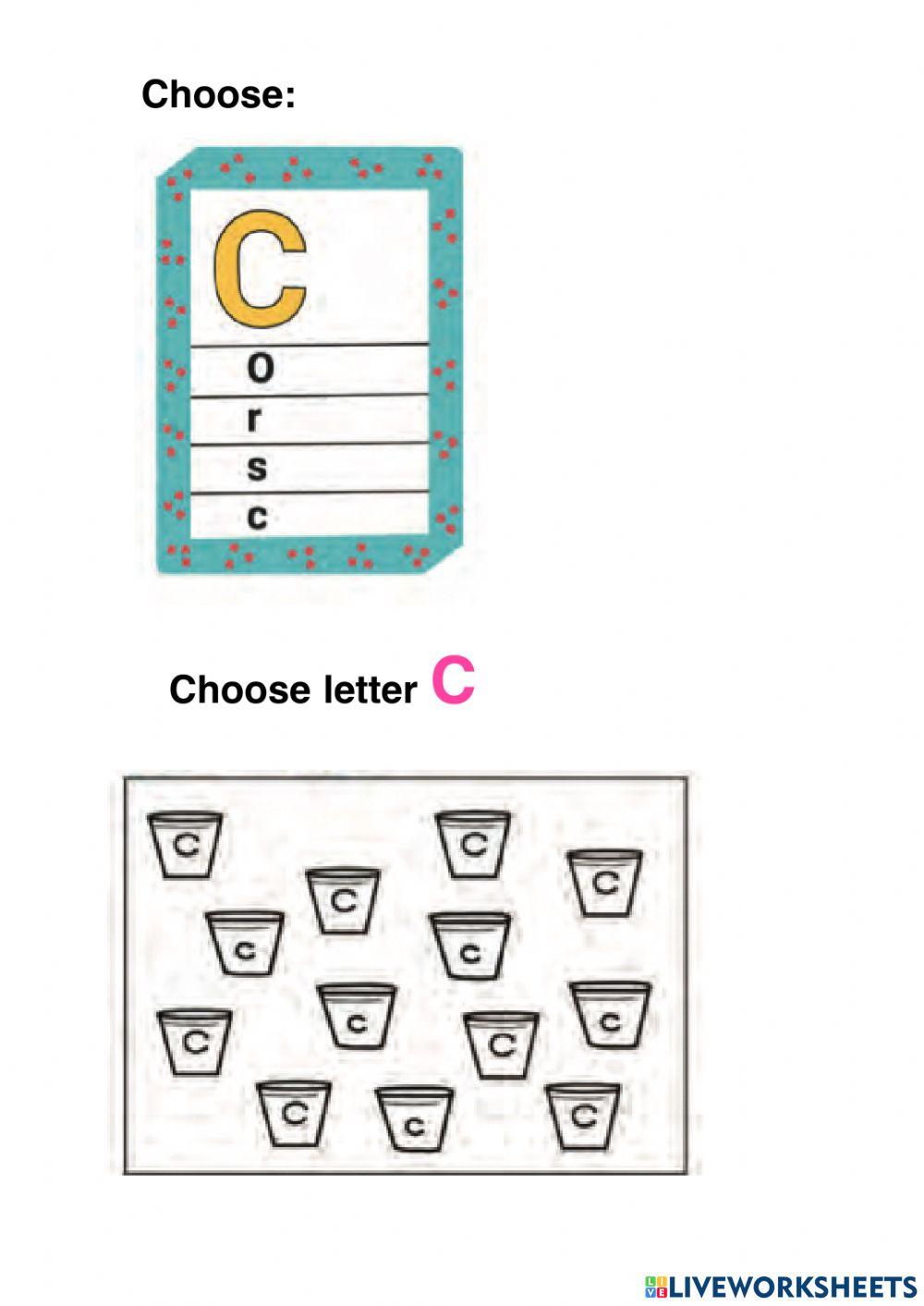 Quite letter c