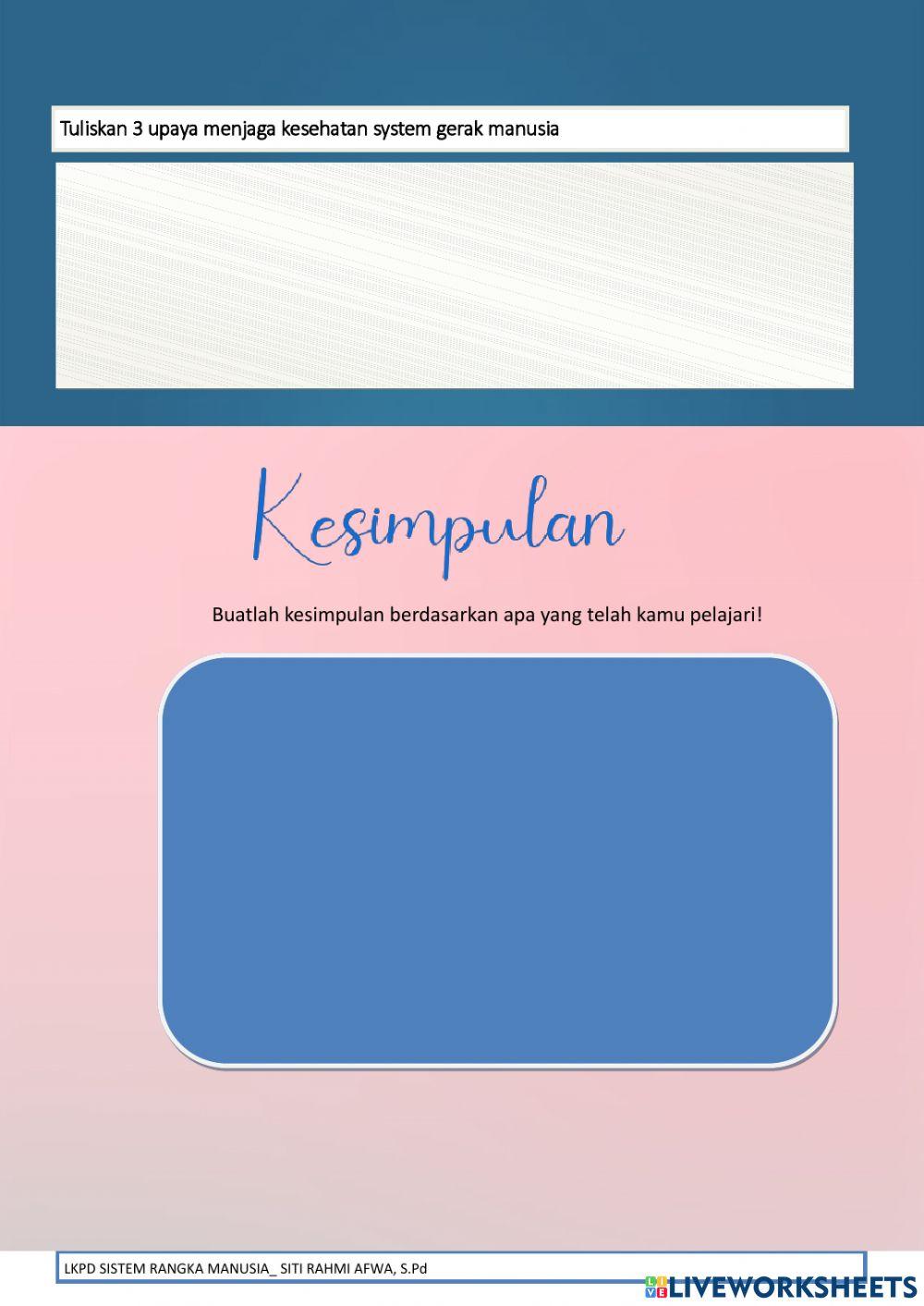 Lkpd sistem gerak manusia