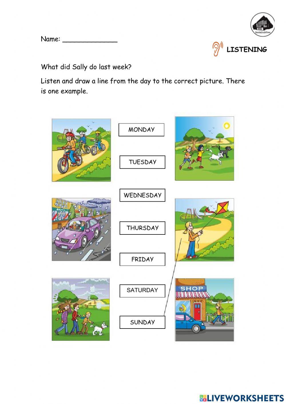 3rd. Listening. Placement test