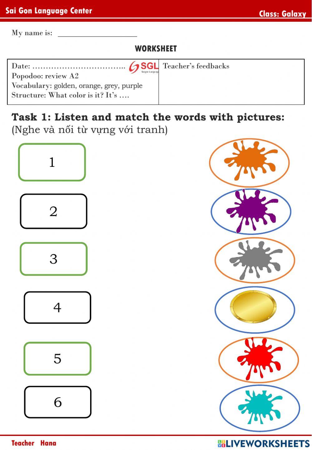 PPD a4 (Golden, grey, orange, purple)
