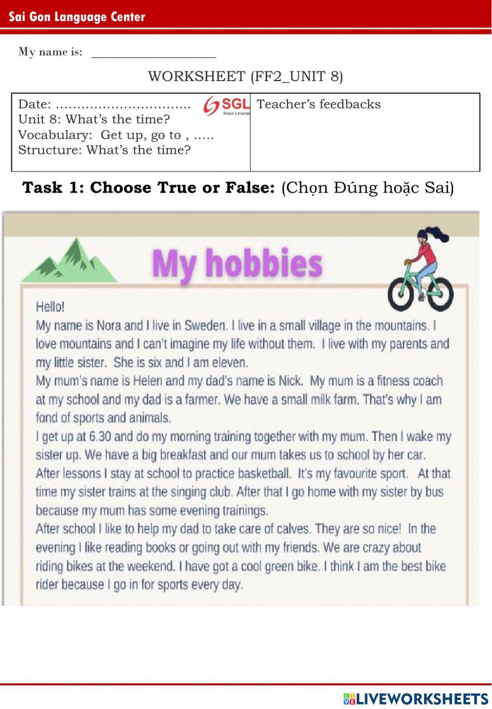 FF2 Unit 8 - Marrow (4-6-2022)