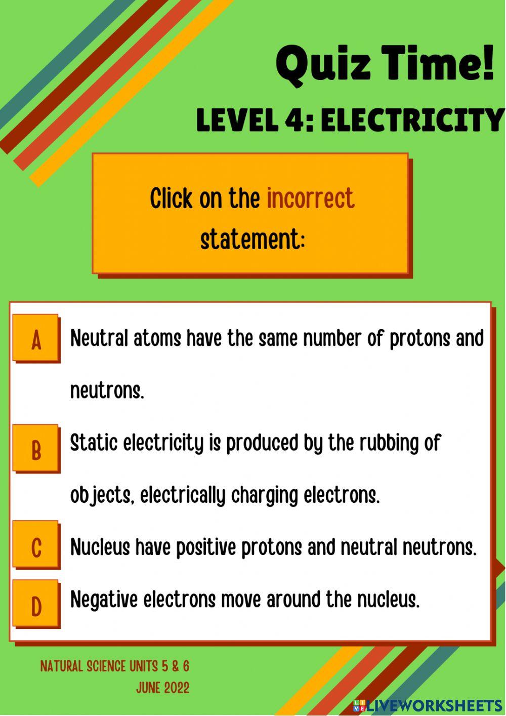 Sound, light & electricity