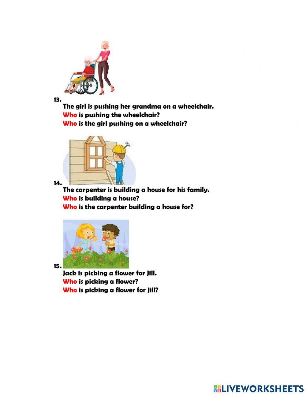 ANSWERING WHO QUESTIONS 1