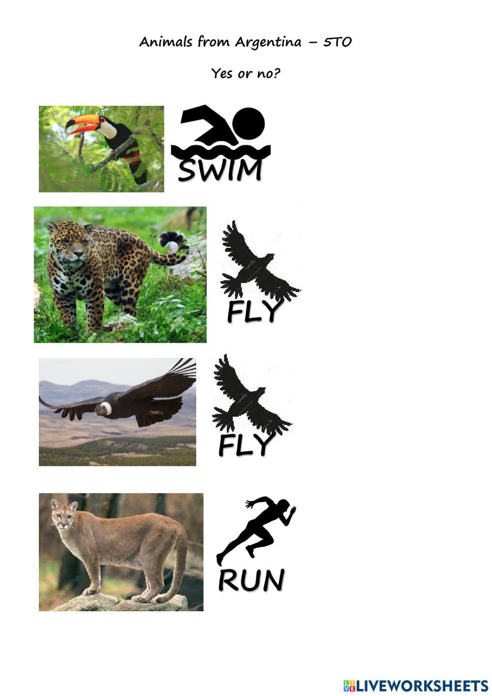 Animales autóctonos de Argentina