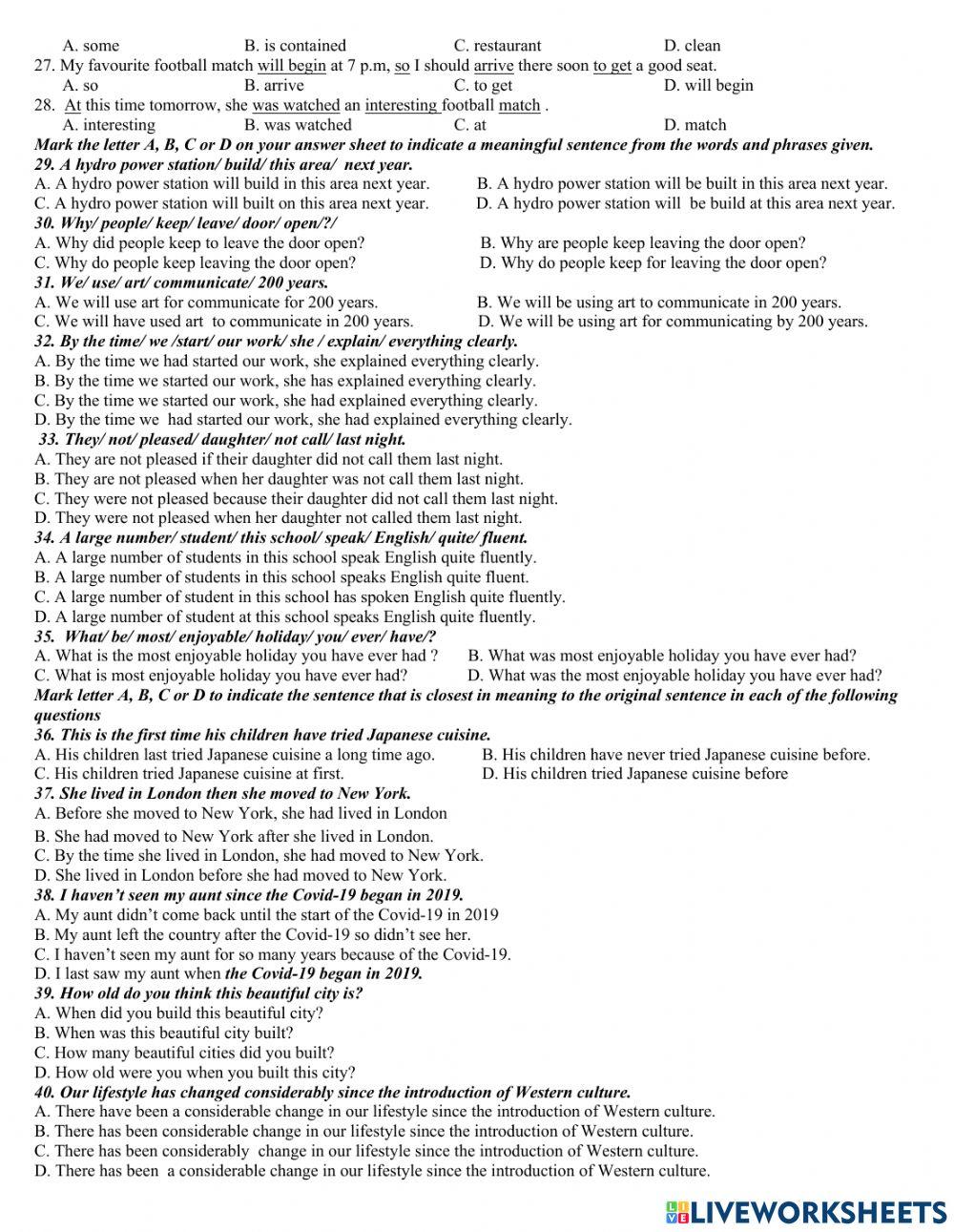 Theme Tense - revision 1