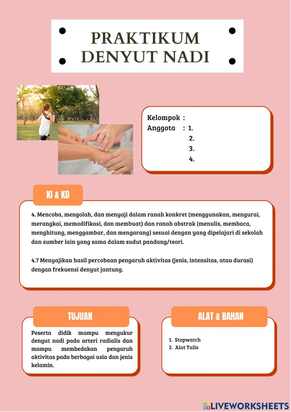 Praktikum Denyut Nadi