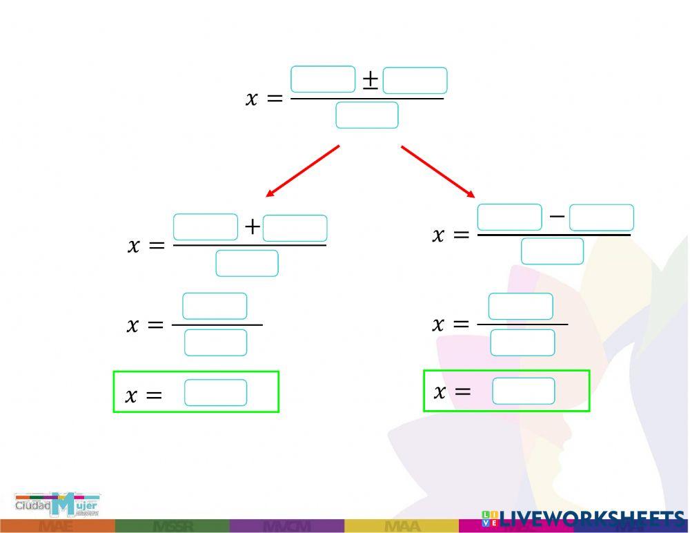 Fórmula cuadrática o general