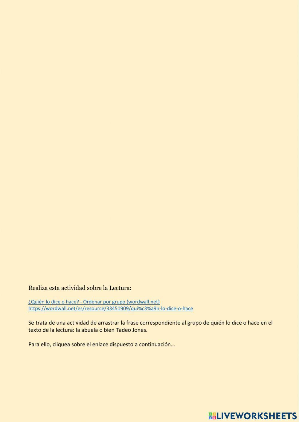 Lectura comprensiva Tadeo Jones2