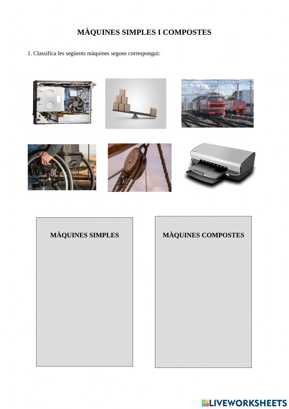 Màquines simples i compostes