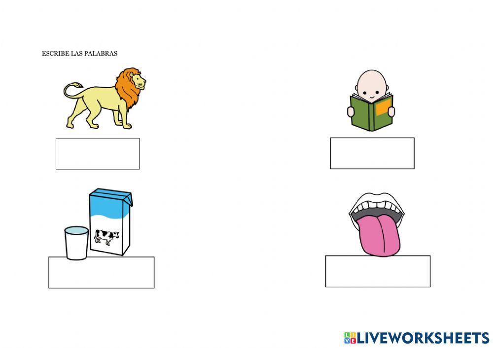 LECTURA GLOBAL sílaba LE