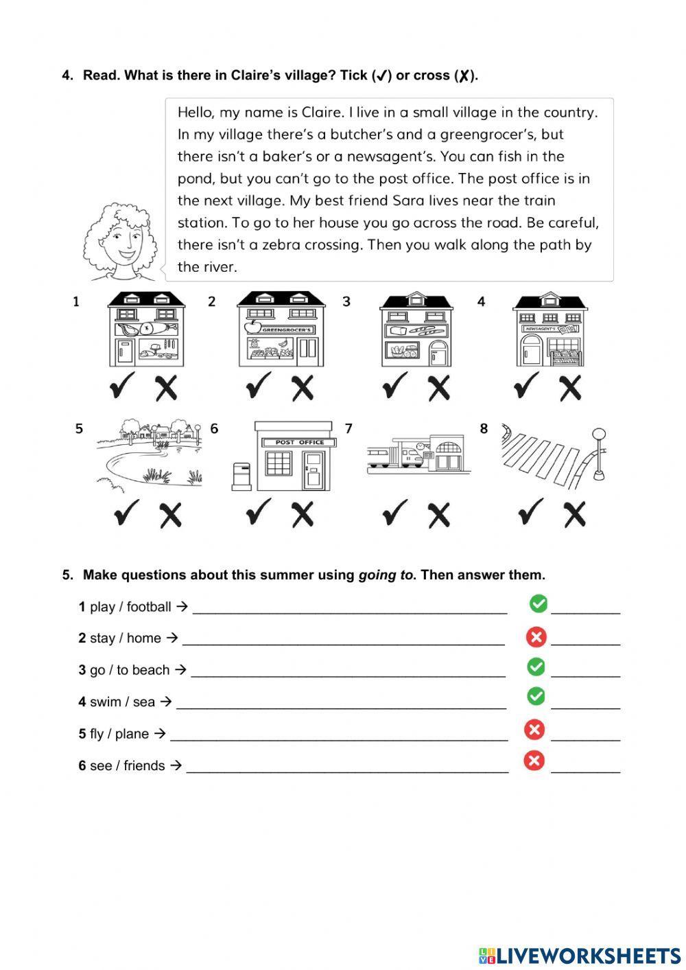 I'm going to and places in the city