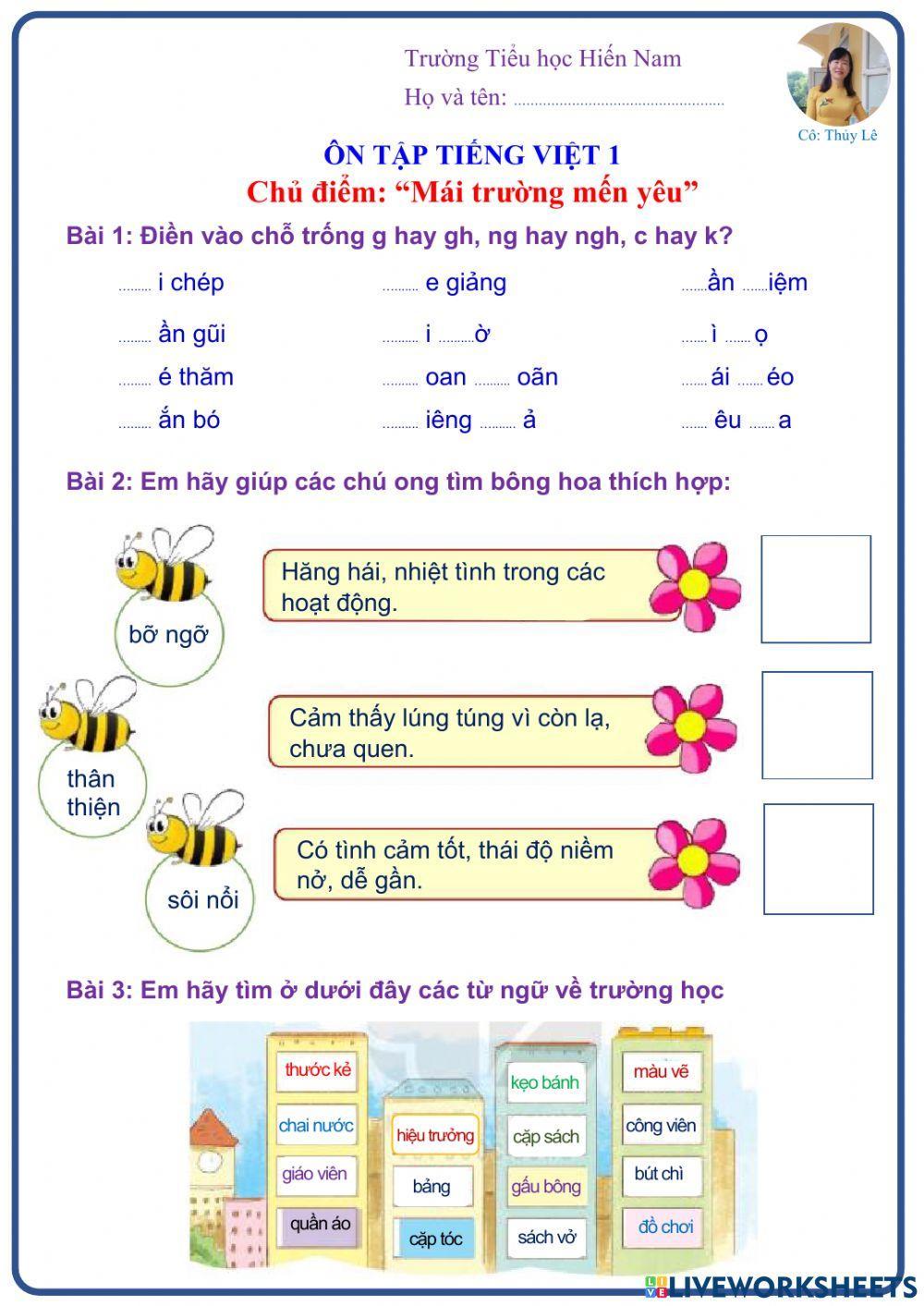 CD-Mái trường mến yêu