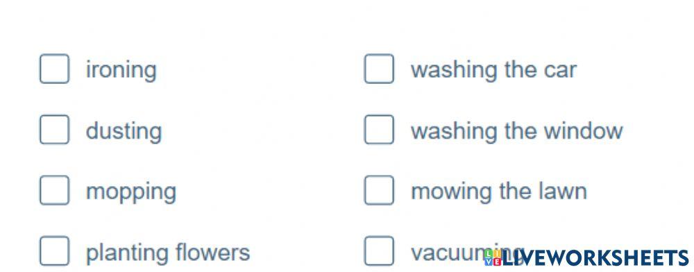 Keeping fit video worksheet