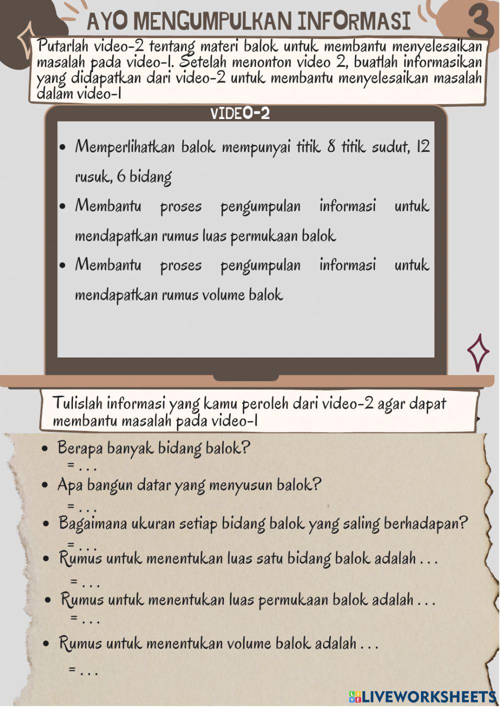 Bismillah E-LKS-2 Balok