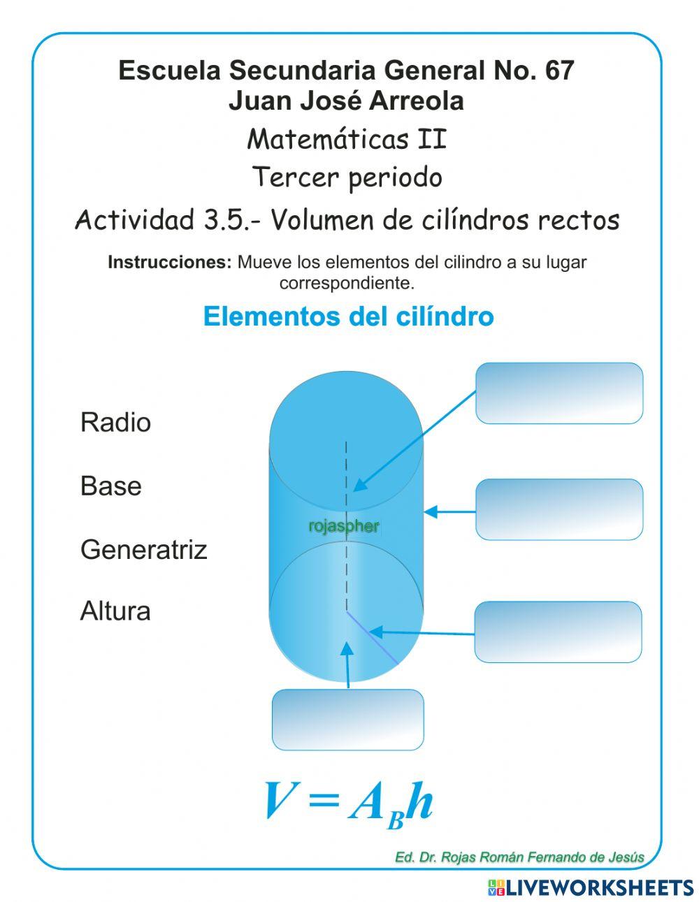 Volumen de cilindros