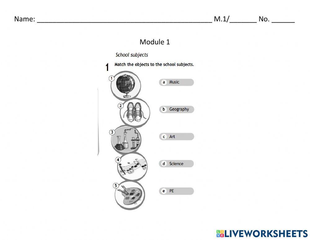 Module 1 exercise 1 2 m 1 online exercise for live worksheets