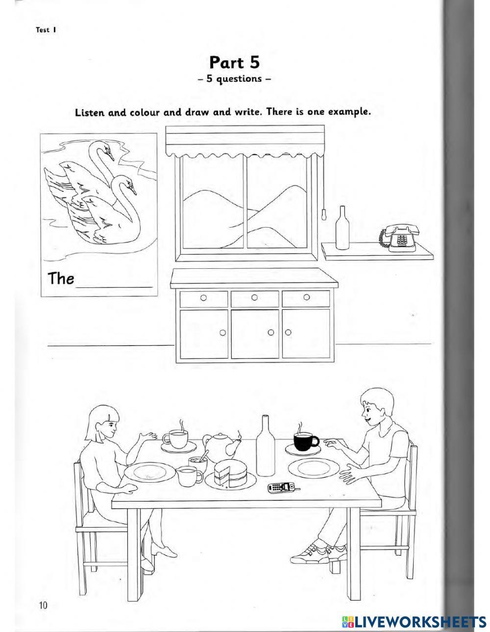 Flyers - Test 1 - Book 4 - Listening