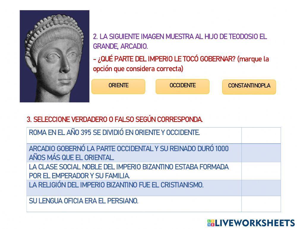 El imperio bizantino