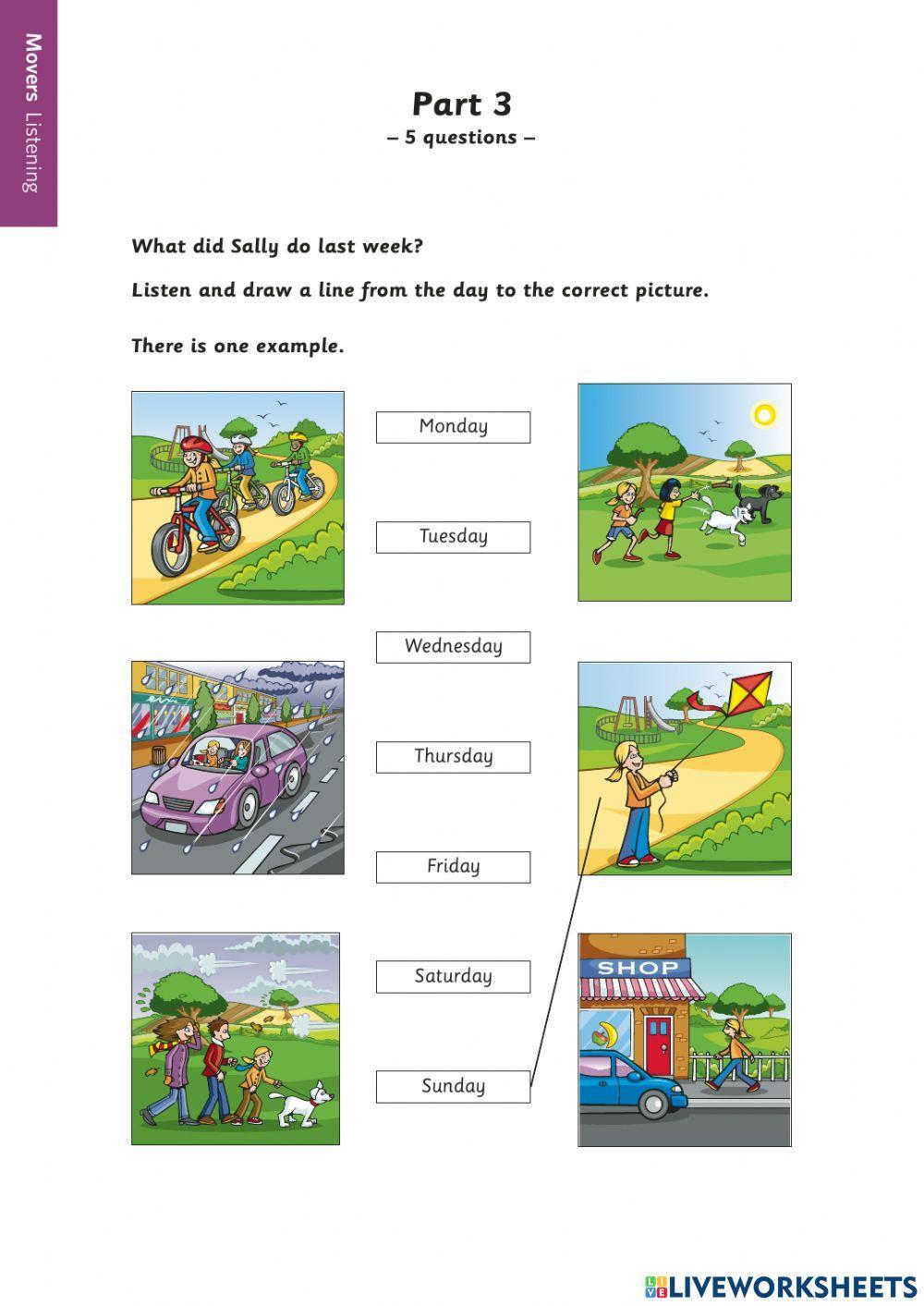 Cambridge movers vol listening