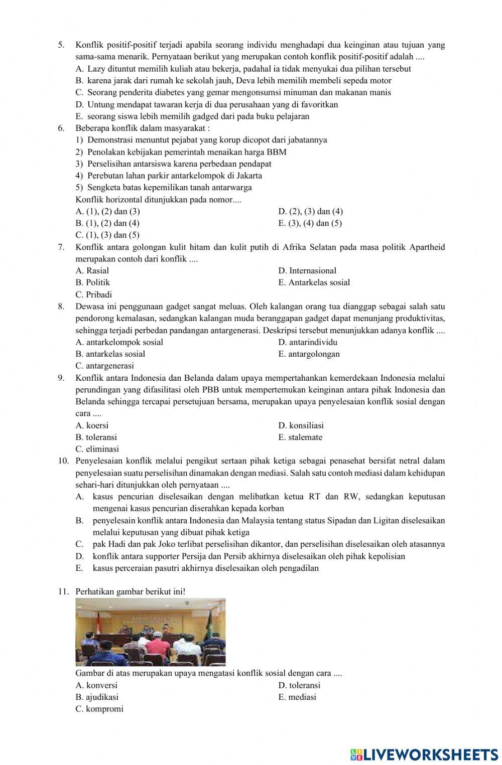 Ujikom 2 Sosiologi 11