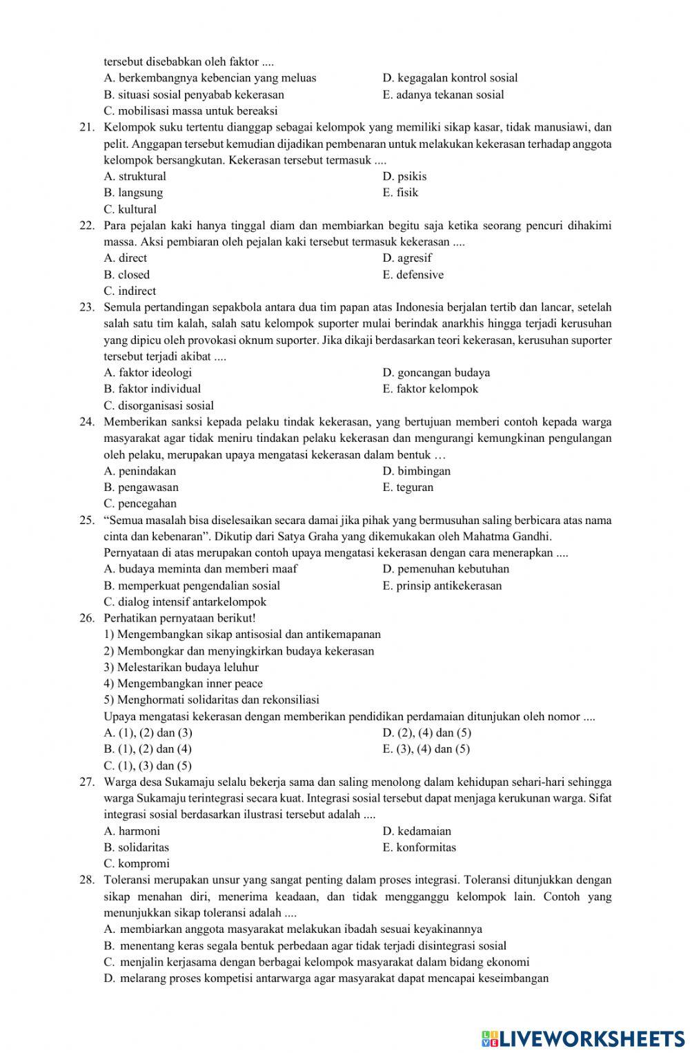 Ujikom 2 Sosiologi 11