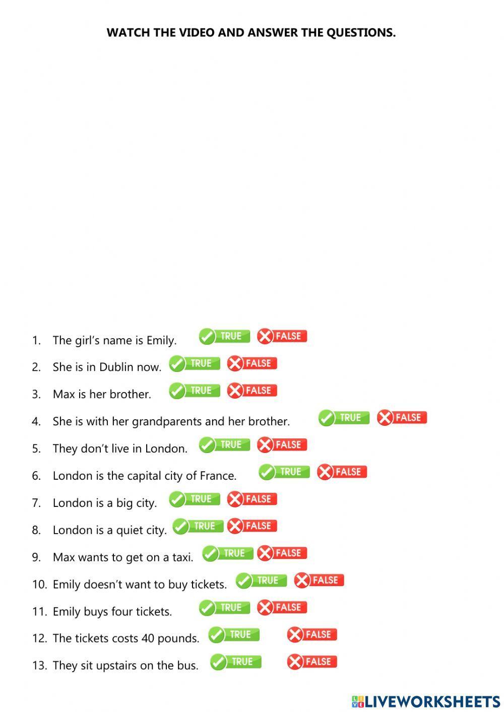 This is London. (A video about London)