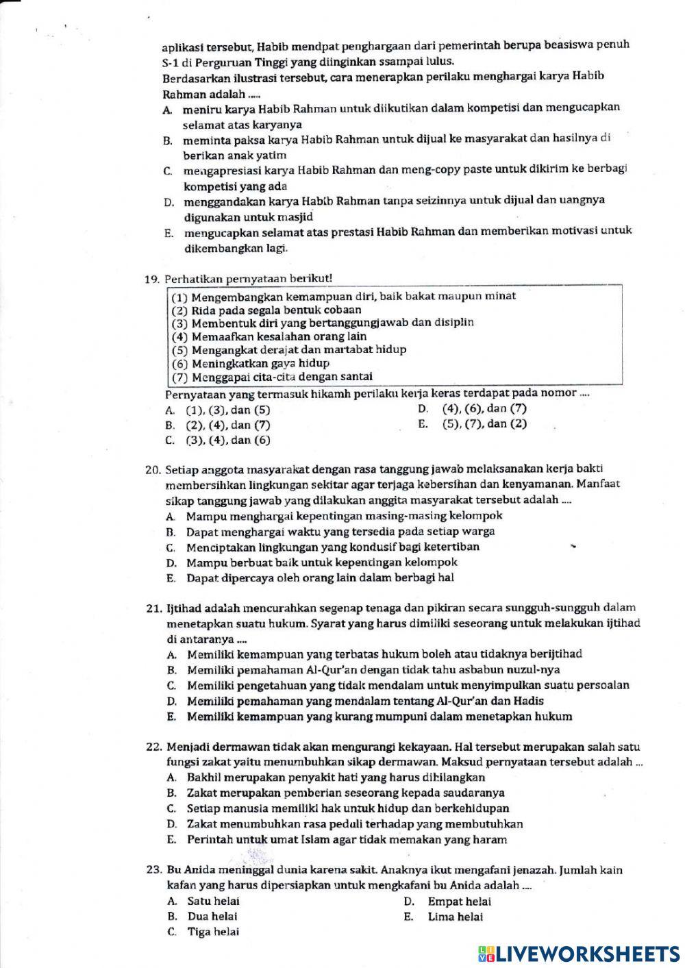 Ujikom 2 PAI Paket C 