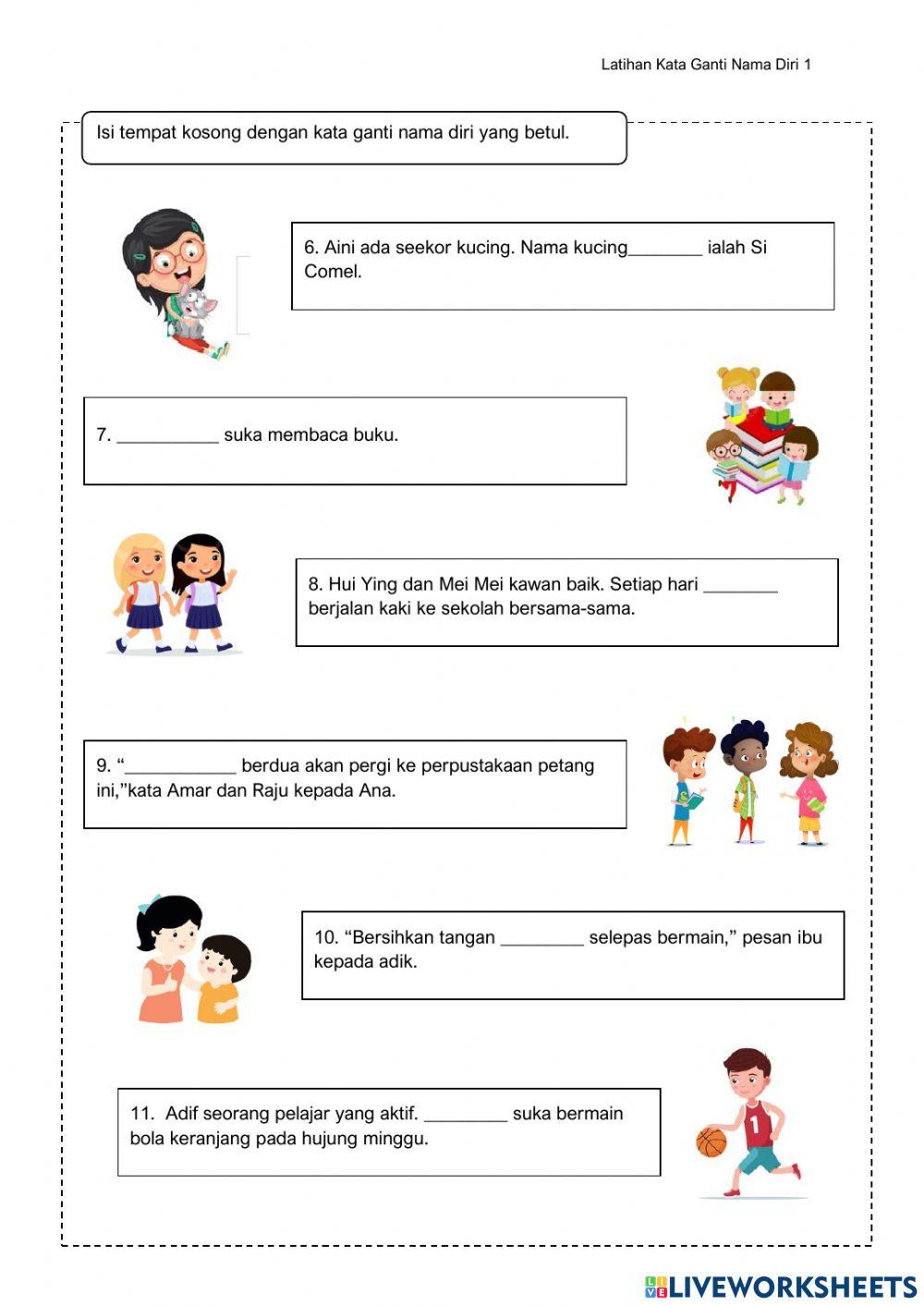 Kata Ganti Nama (T1-T4)