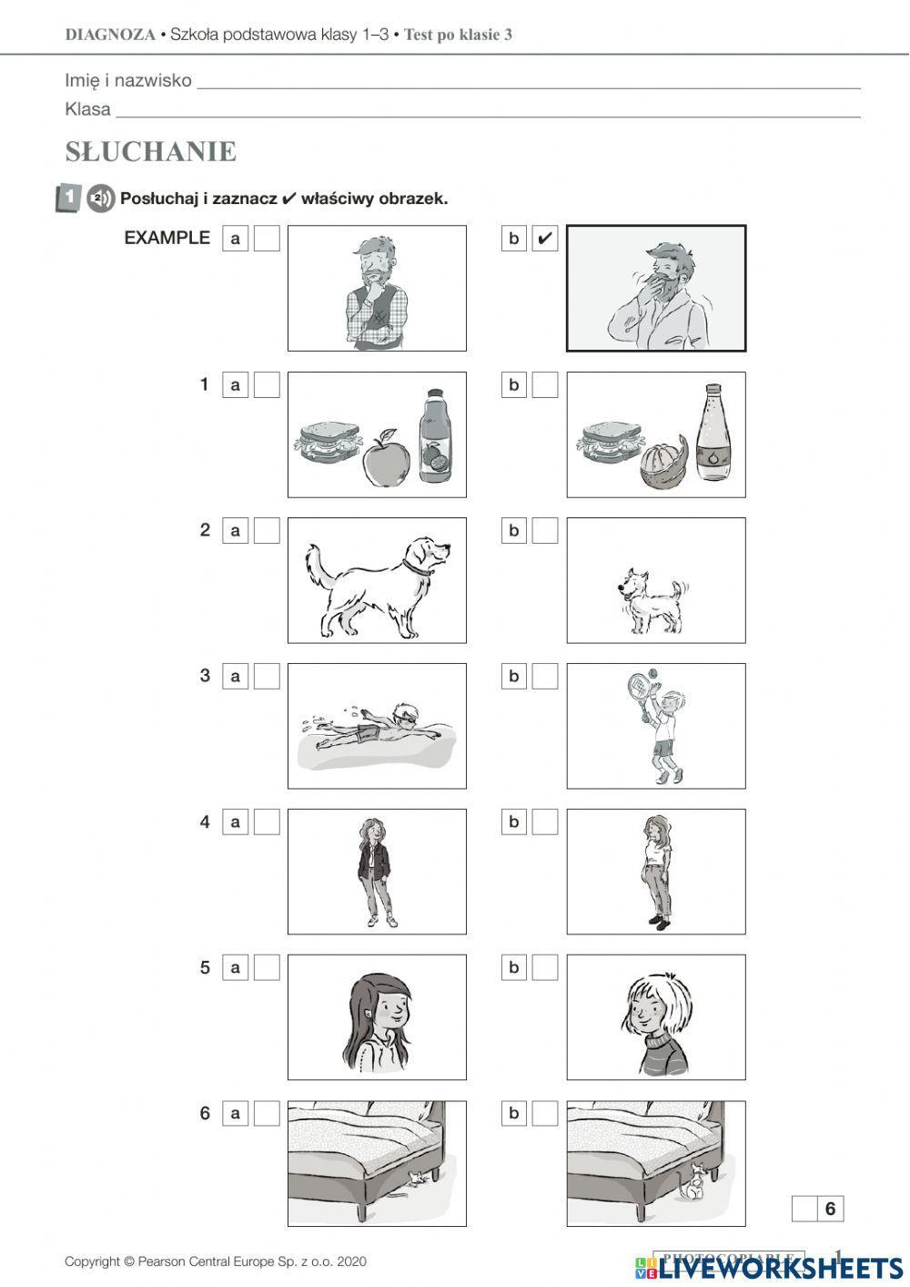 Diagnoza po klasie 3