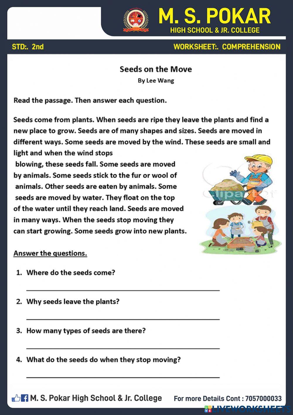 Reading comprehension