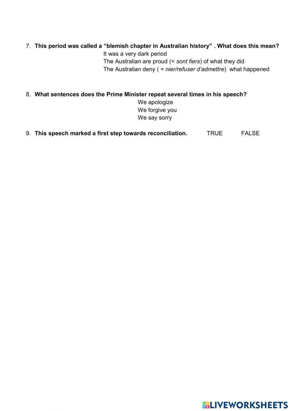 The Stolen Generaion