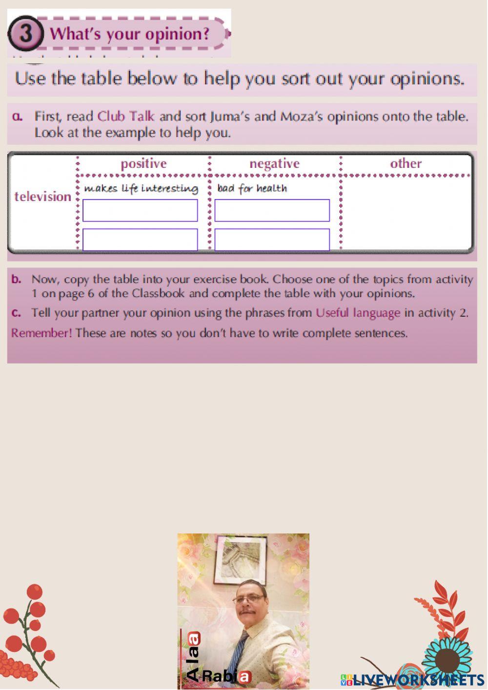 Grade 9 S 1 Unit 1 Lessons 7 - 8 SB. Pages 6 -7