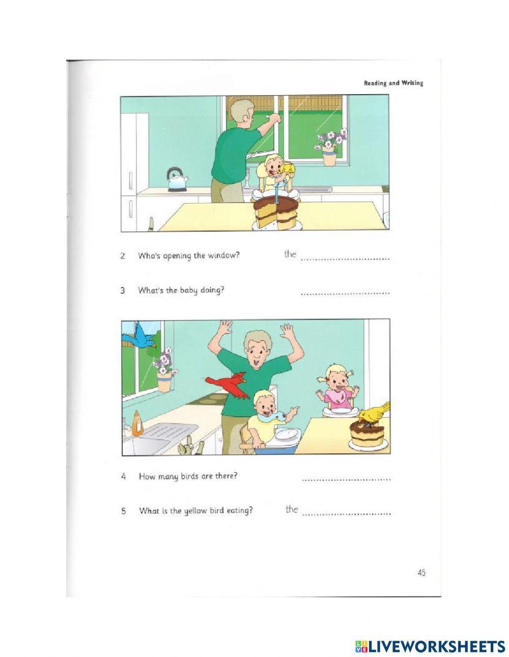 Starters - Test 3 - Book 7 - Reading and Writing