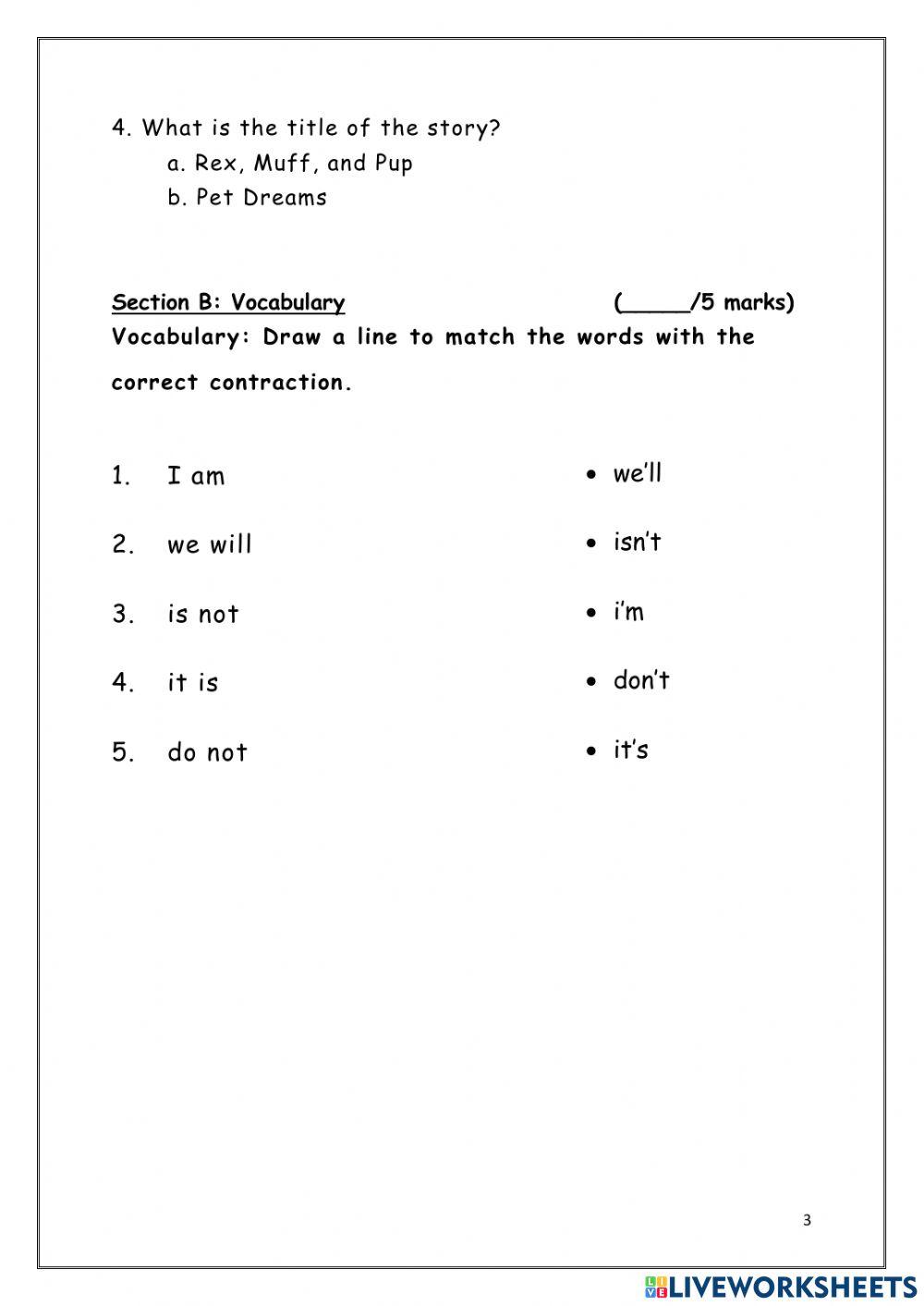 English Main Quiz V2
