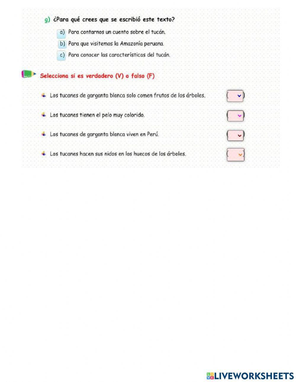Texto informativo y descriptivo