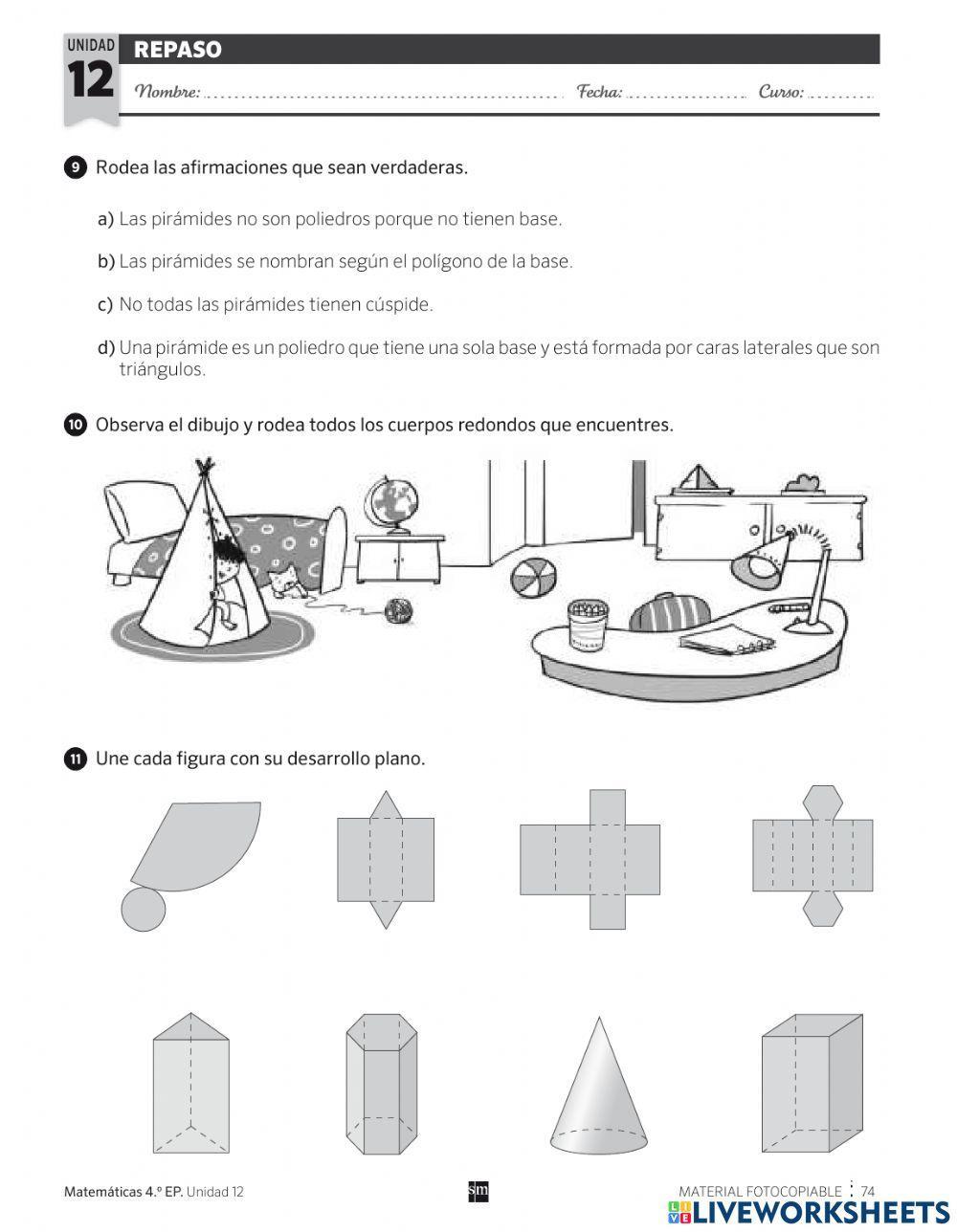 Prismas y pírámides