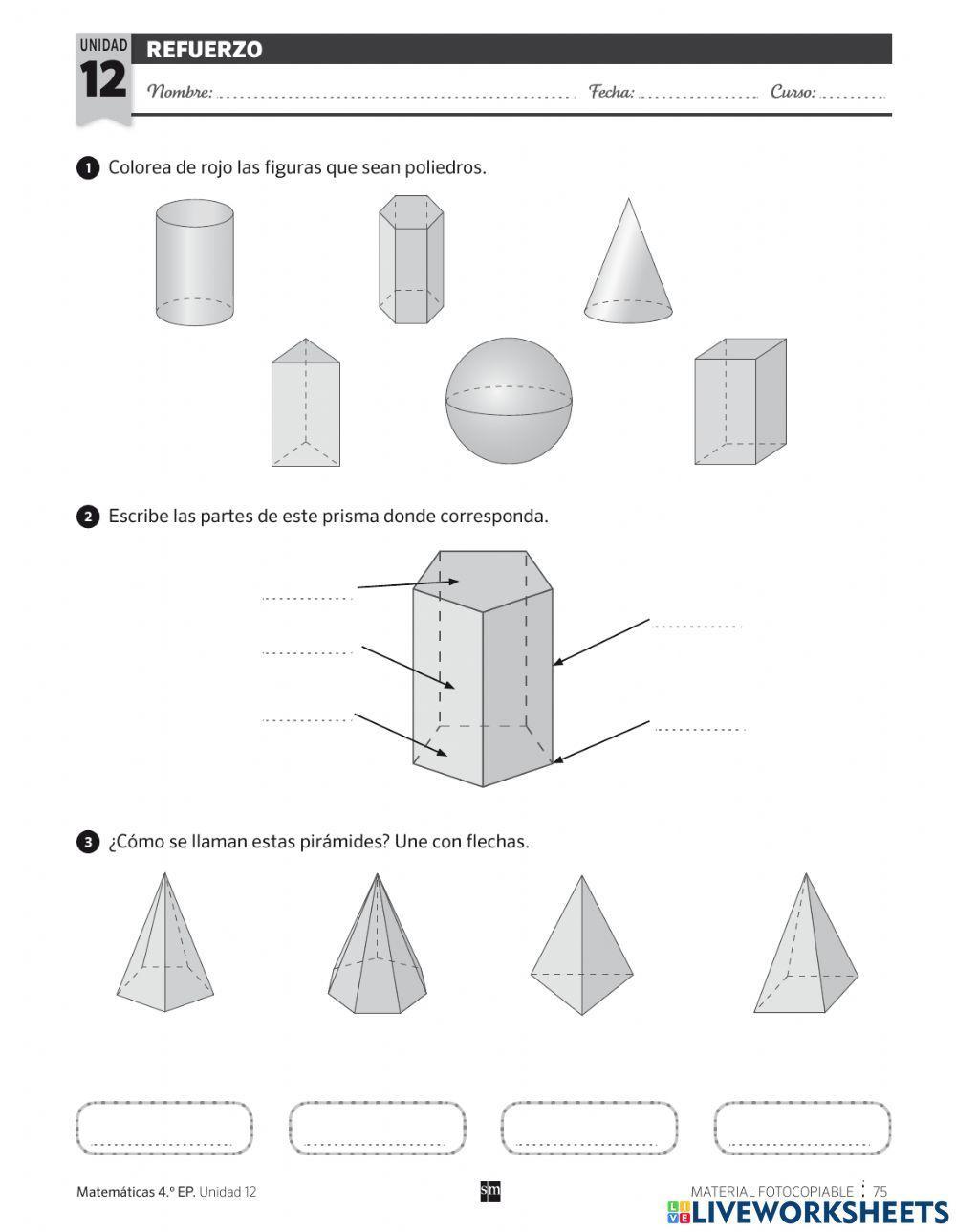 Prismas y pírámides