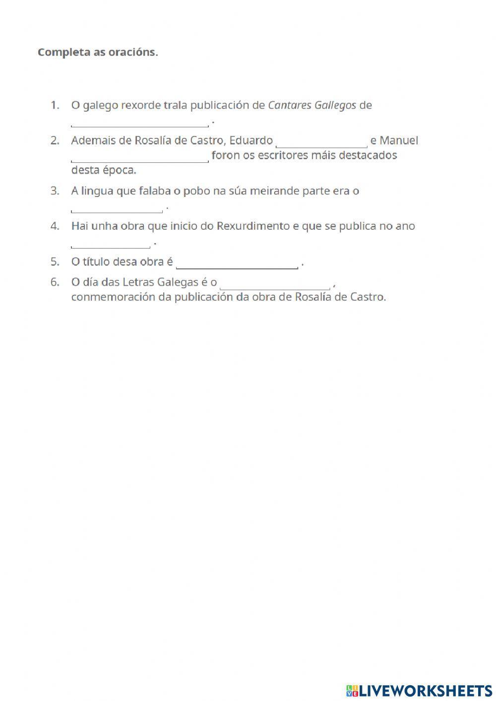 Os séculos escuros e o rexurdimento