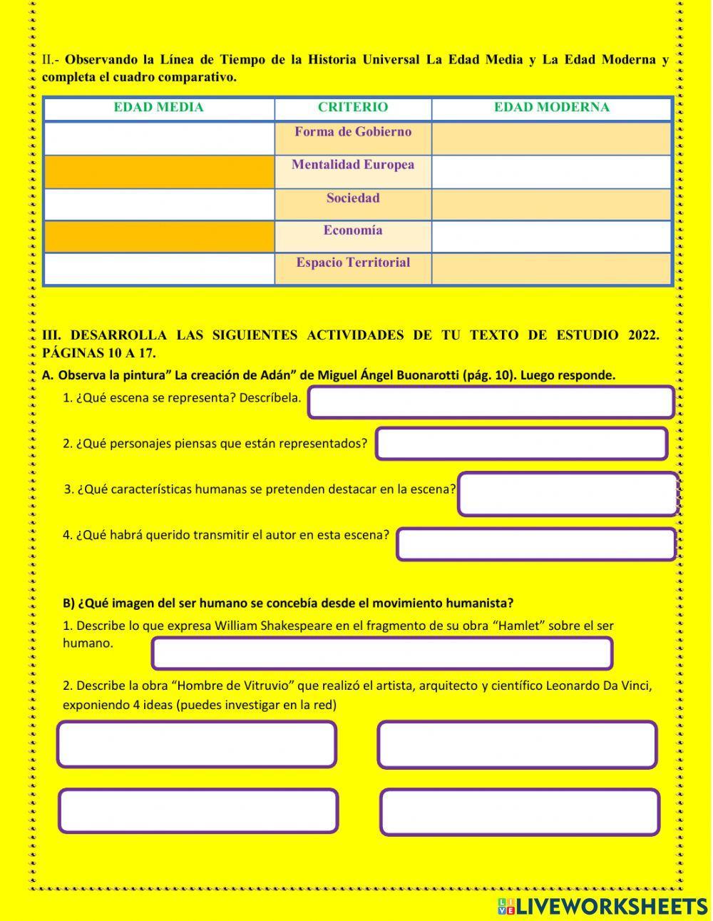 Paso de la edad media a la edad moderna