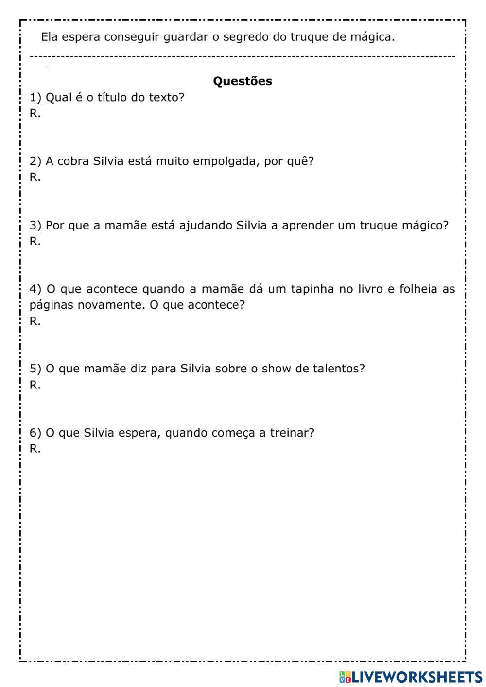 Interpretação de texto