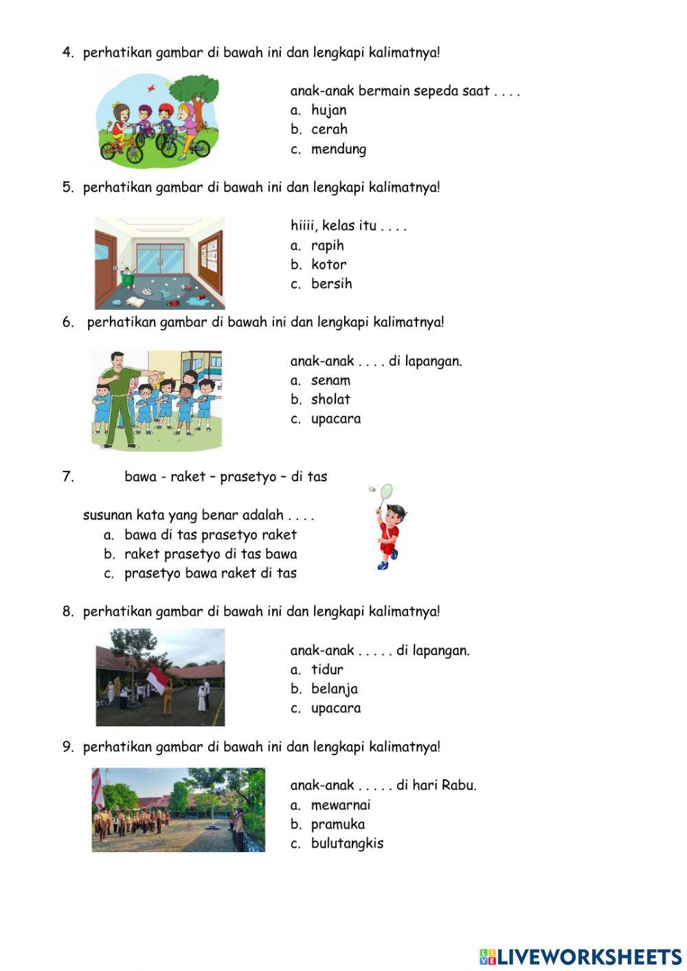 PAT bahasa matematika sunda