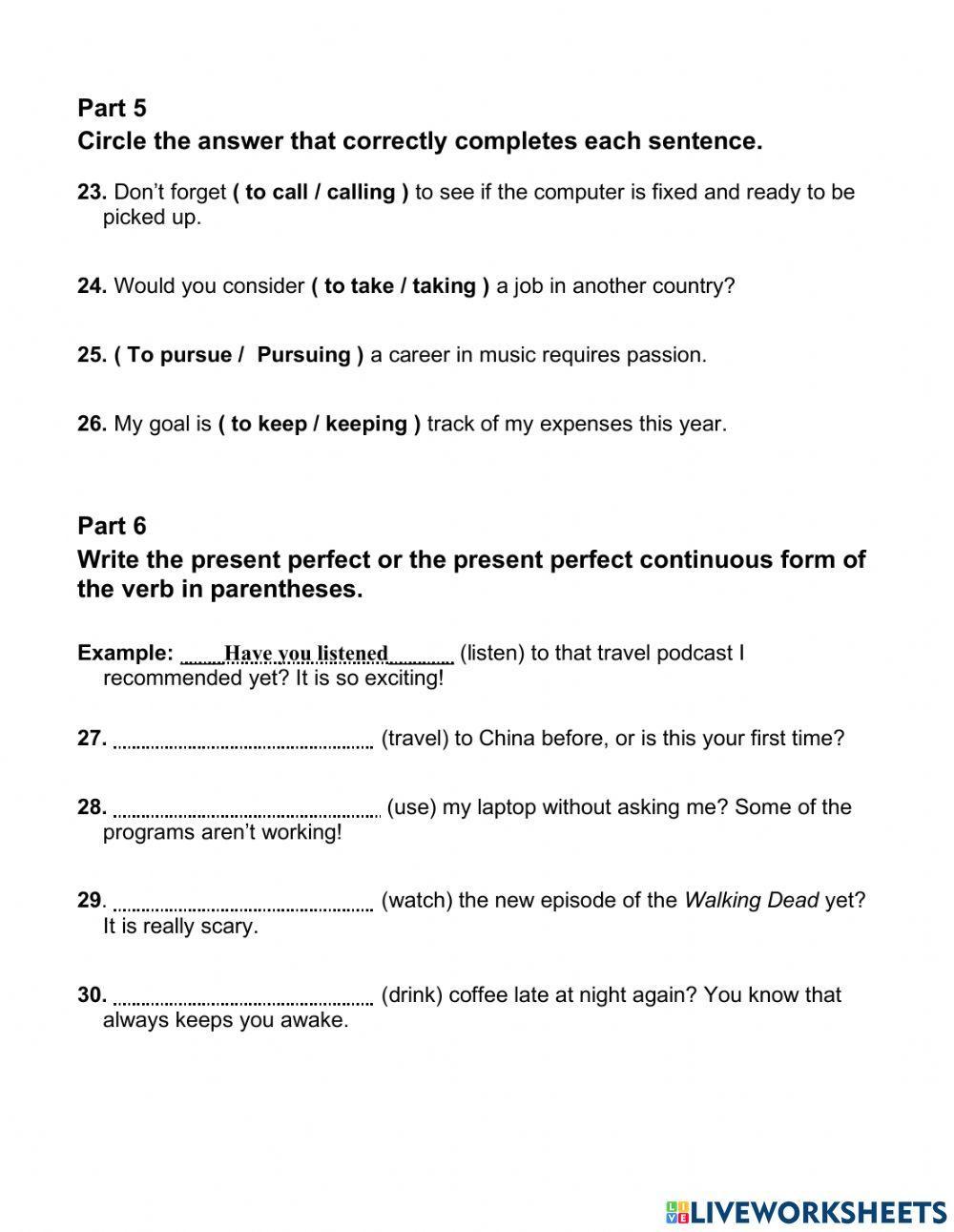 Summit 1 - Unit 1-5 Review