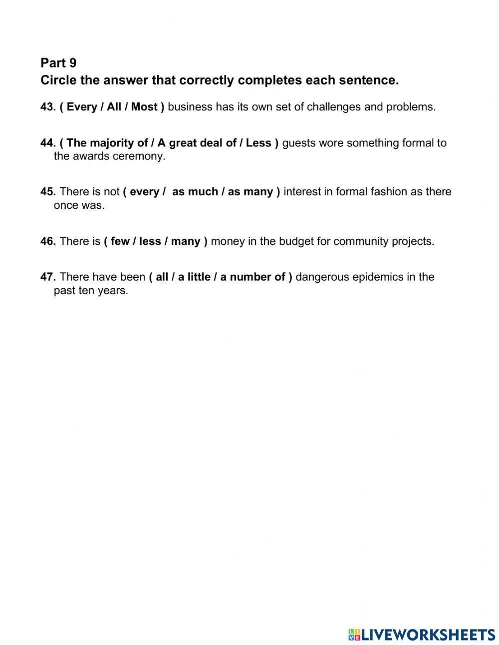 Summit 1 - Unit 1-5 Review