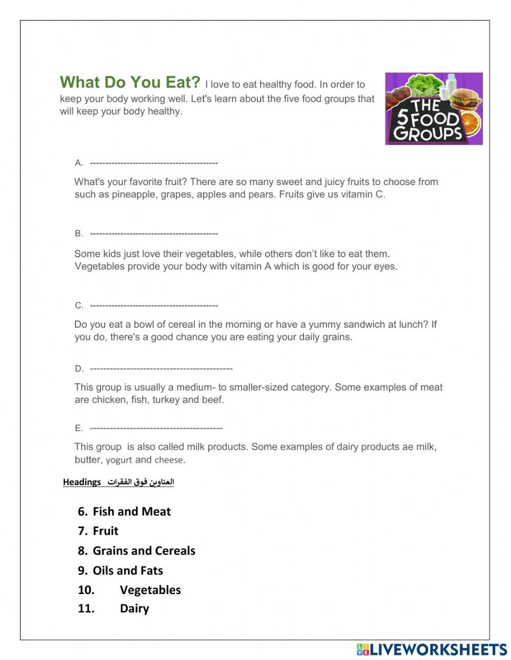 Grade 5 Access Reading Revision