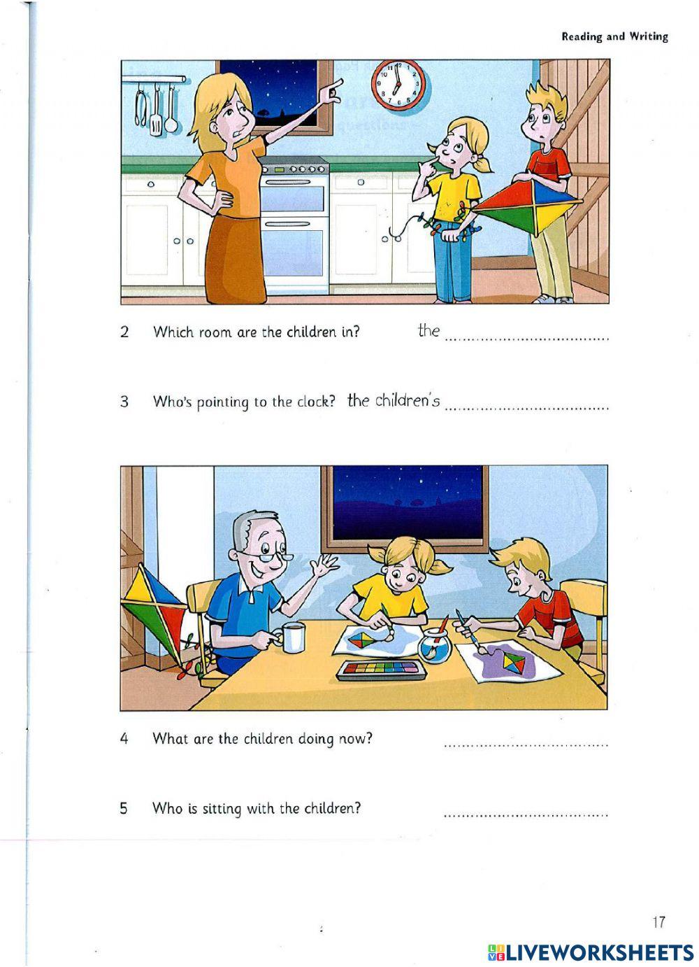 Starters - Test 1 - Book 9 - Reading + Writing